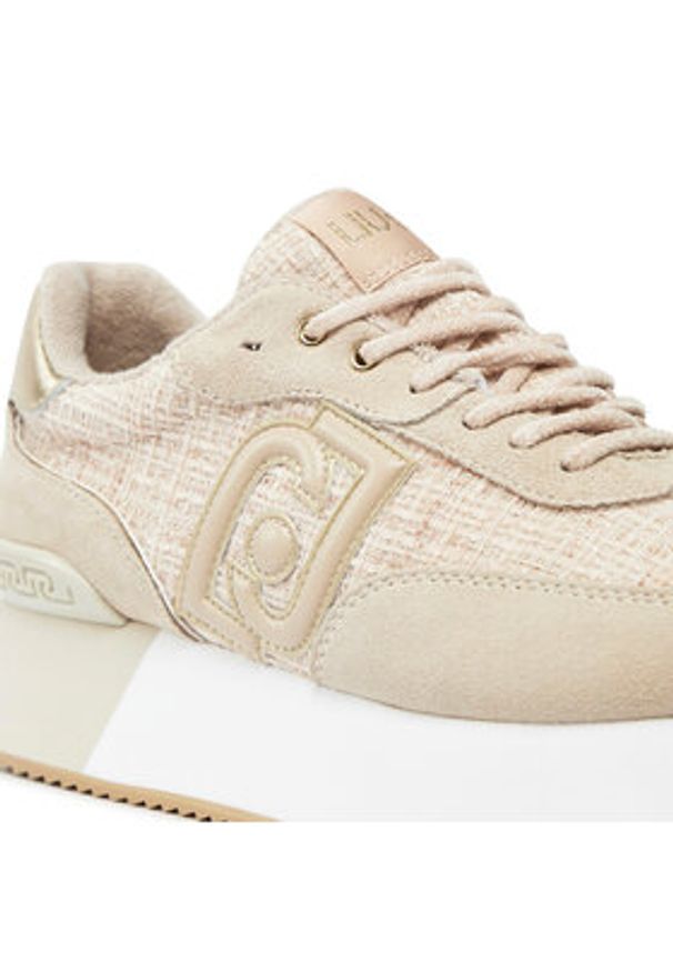 Liu Jo Sneakersy Dreamy 02 BF4037 PX518 Beżowy. Kolor: beżowy. Materiał: materiał