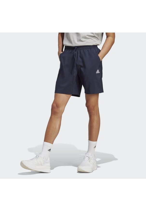 Adidas - Spodenki krótkie męskie adidas AEROREADY Essentials Chelsea. Kolor: czarny. Materiał: materiał. Długość: krótkie. Sport: fitness