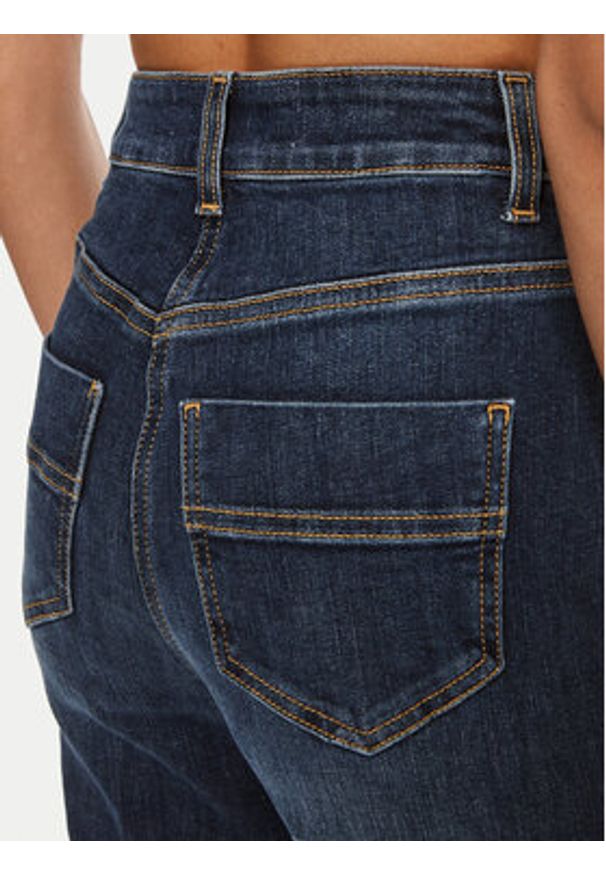 Elisabetta Franchi Jeansy PJ-67D-46E2 Granatowy Regular Fit. Kolor: niebieski