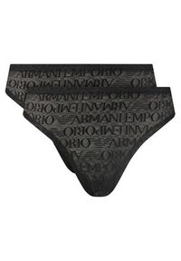Emporio Armani Underwear Komplet 2 par fig brazylijskich EW000403 AF10880 MC005 Czarny. Kolor: czarny. Materiał: syntetyk #7