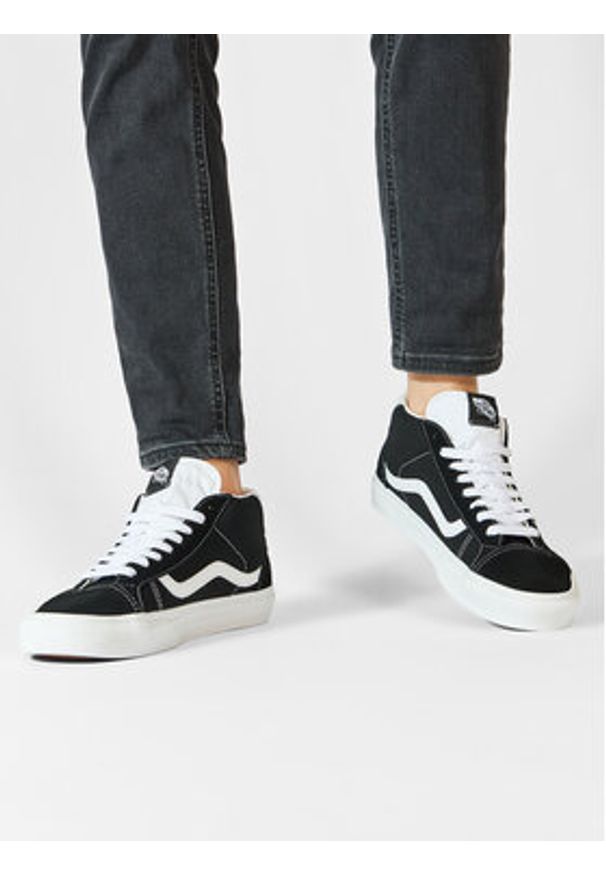 Vans Tenisówki Mid Skool 37 VN0A3TKF6BT1 Czarny. Kolor: czarny. Materiał: materiał