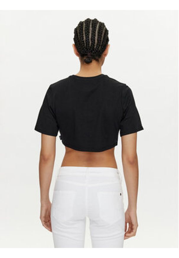 Vans T-Shirt Flying V Crew Crop Ii VN000GFF Czarny Regular Fit. Kolor: czarny. Materiał: bawełna