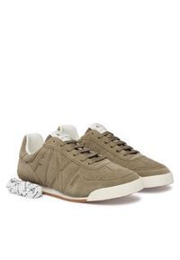 Armani Exchange Sneakersy XM002616 AF19687 Z7016 Khaki. Kolor: brązowy. Materiał: skóra, zamsz #2