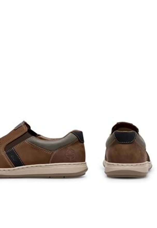 Rieker Półbuty 17371-25 Brązowy. Kolor: brązowy. Materiał: skóra