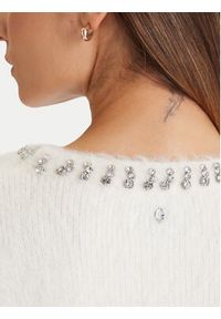 Guess Sweter W5BR58 Z3BH0 Biały Regular Fit. Kolor: biały. Materiał: syntetyk #2