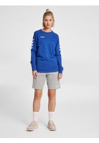 Bluza do piłki ręcznej damska Hummel Go Cotton Sweatshirt Woman. Kolor: niebieski