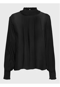 Vero Moda Bluzka Kittie 10276212 Czarny Relaxed Fit. Kolor: czarny. Materiał: wiskoza #4