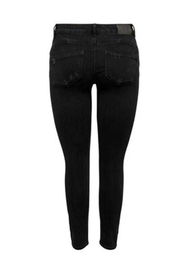 only - ONLY Jeansy 15259128 Czarny Skinny Fit. Kolor: czarny
