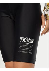 Versace Jeans Couture Legginsy 78HAC1A6 J0128 Czarny Slim Fit. Kolor: czarny. Materiał: syntetyk #4