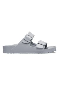 Birkenstock - BIRKENSTOCK Arizona EVA Stone Coin Klapki męskie. Okazja: na plażę. Kolor: szary. Wzór: paski. Sezon: lato. Styl: sportowy, klasyczny, wizytowy #1