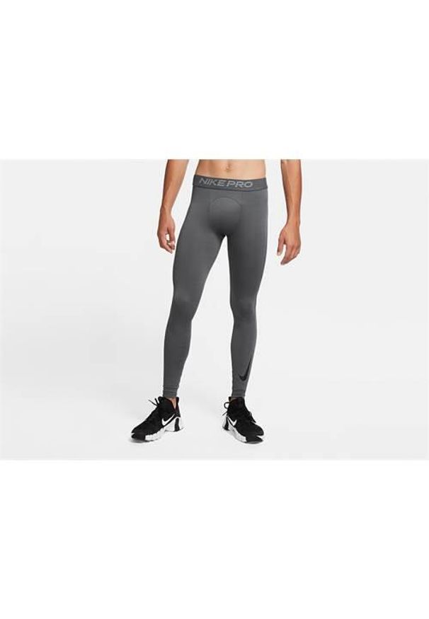 Legginsy treningowe męskie Nike Pro Warm Tights. Kolor: szary