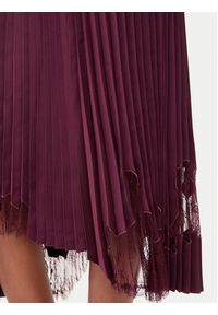 BOSS Spódnica plisowana Velacey 50546594 Fioletowy Regular Fit. Kolor: fioletowy. Materiał: syntetyk #4