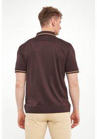 Karl Lagerfeld - Polo męskie z nadrukiem logo KARL LAGERFELD. Typ kołnierza: polo. Wzór: nadruk #4