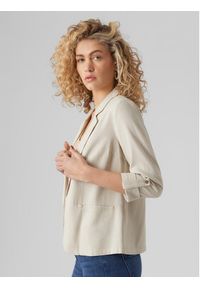 Vero Moda Marynarka Jesmilo 10279700 Szary Regular Fit. Kolor: szary. Materiał: wiskoza, len #3
