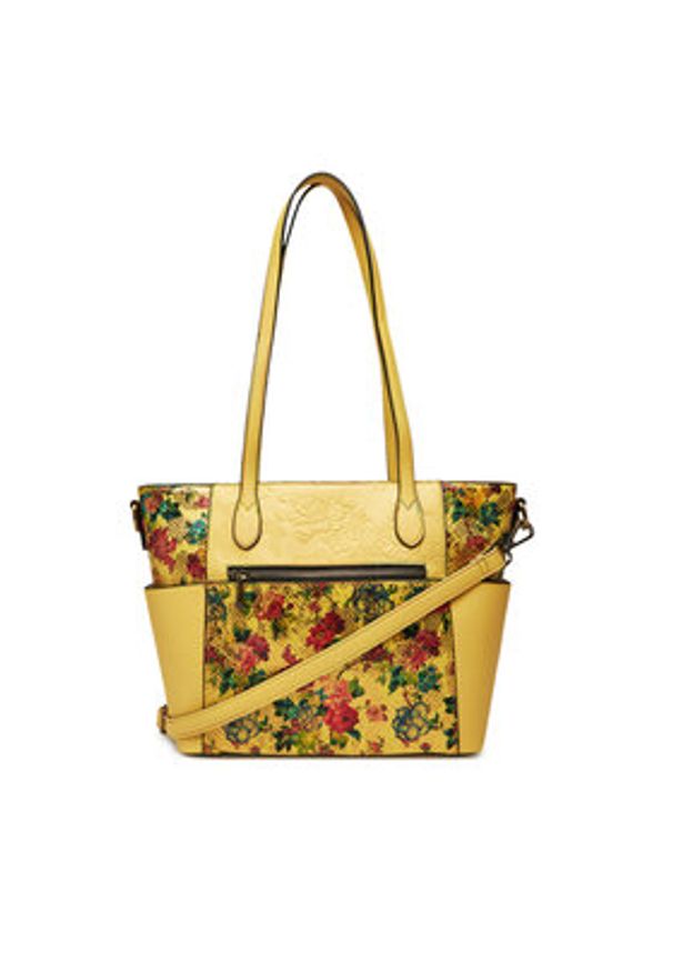 Laura Vita Torebka Amep 03 Brązowy. Kolor: brązowy. Materiał: skórzane