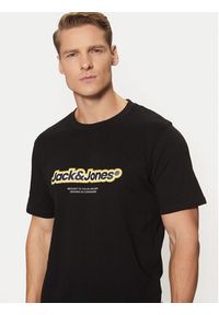 Jack & Jones - Jack&Jones T-Shirt Vesterbro 12265740 Czarny Relaxed Fit. Kolor: czarny. Materiał: bawełna #4