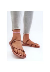 Damskie Sandały 82842 Ipanema Fashion Sandal Viii Fem Różowo-Brązowe różowe. Okazja: na co dzień. Zapięcie: pasek. Kolor: różowy. Materiał: guma. Styl: casual #3