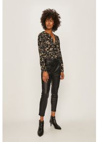 Vero Moda - Spodnie. Kolor: czarny. Materiał: materiał #2