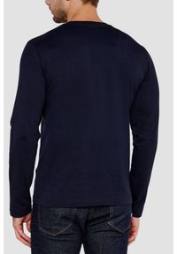 Aeronautica Militare - AERONAUTICA MILITARE Granatowy męski longsleeve, Rozmiar 3XL. Kolor: niebieski. Długość rękawa: długi rękaw