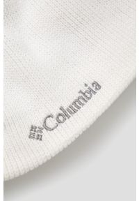 columbia - Columbia Czapka kolor biały z grubej dzianiny. Kolor: biały. Materiał: dzianina. Sezon: zima #2