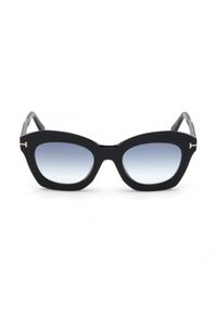 Tom Ford - TOM FORD - Czarne okulary przeciwsłonecze Bardot. Kolor: czarny #7