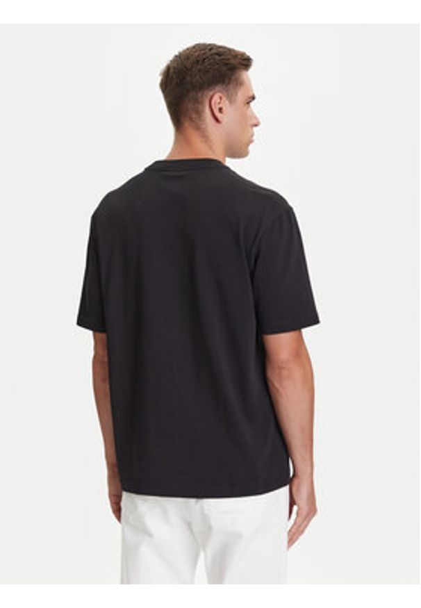 Karl Lagerfeld Jeans T-Shirt A3M17032 Czarny Relaxed Fit. Kolor: czarny. Materiał: bawełna