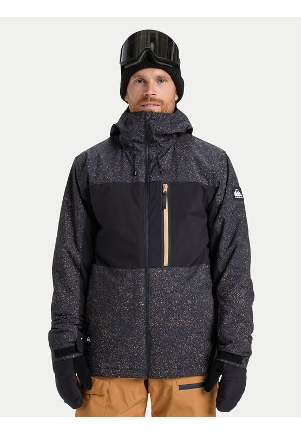 Quiksilver Kurtka snowboardowa Sycamore Printed EQYTJ03514 Czarny. Kolor: czarny. Materiał: syntetyk. Sport: snowboard