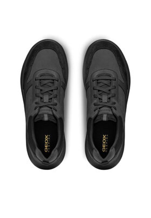 Geox Sneakersy U Portello U46E1A 0BCEK C9999 Czarny. Kolor: czarny. Materiał: materiał