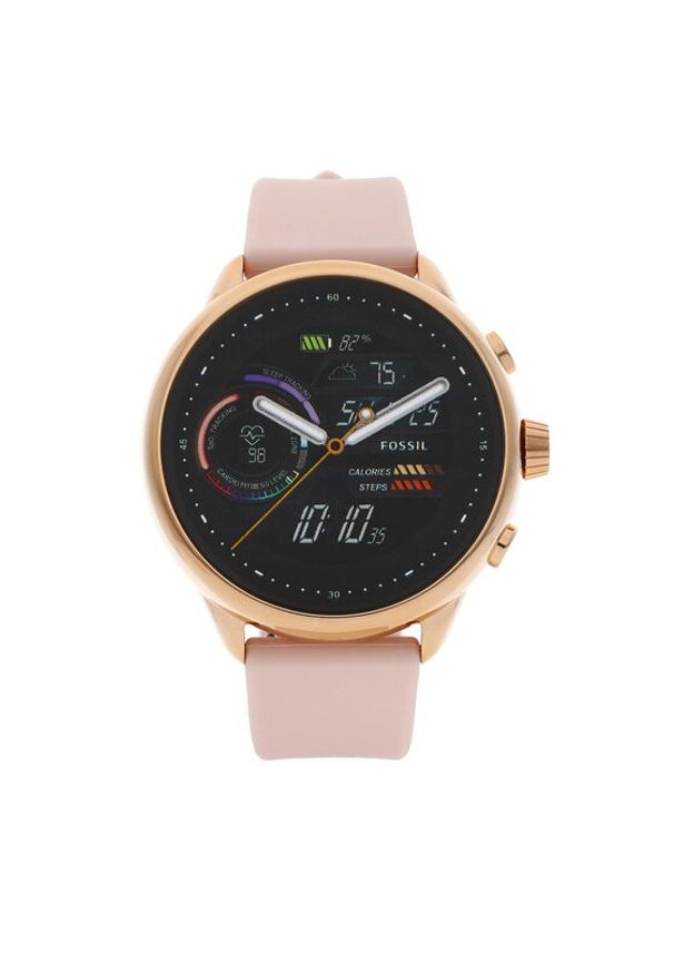 Fossil Smartwatch Wellness Edition FTW4071 Różowy. Rodzaj zegarka: smartwatch. Kolor: różowy