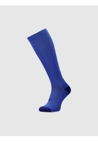 4f - 4F Podkolanówki do biegania uniseks - niebieskie 39-42. Kolor: niebieski. Materiał: włókno, syntetyk, materiał. Sport: kolarstwo, fitness #1