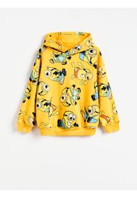 Reserved - Bluza Minionki - żółty. Kolor: żółty. Materiał: bawełna, dzianina. Wzór: motyw z bajki #1