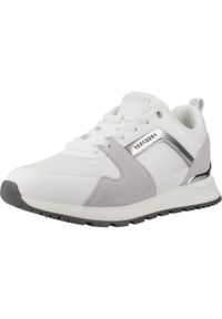 skechers - Kapcie SKECHERS RUNWAY Biały. Kolor: biały. Materiał: syntetyk, tkanina