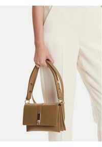 TOMMY HILFIGER - Tommy Hilfiger Torebka AW0AW16893 Beżowy. Kolor: beżowy. Materiał: skórzane #1