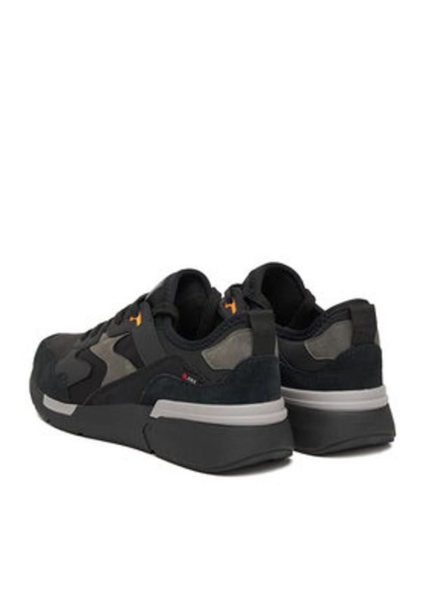 Rieker Sneakersy U1403-01 Czarny. Kolor: czarny. Materiał: materiał