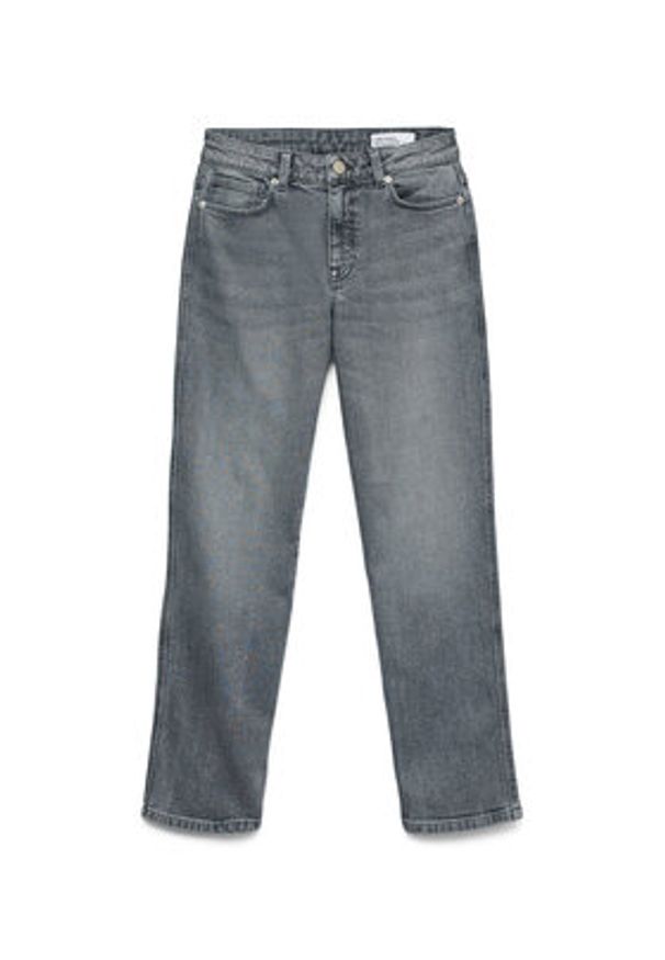 Vero Moda Jeansy Amara 10337794 Szary Straight Fit. Kolor: szary