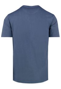 Męski T-Shirt -Brave Soul- Delikatny Efekt Sprania Tkaniny - Granat. Okazja: na co dzień. Kolor: niebieski. Materiał: bawełna. Sezon: lato, wiosna. Styl: casual #3