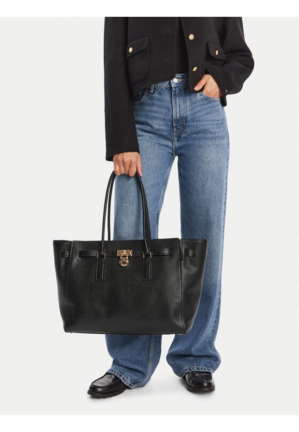 MICHAEL Michael Kors Torebka 30F5GNXT3L Czarny. Kolor: czarny. Materiał: skórzane