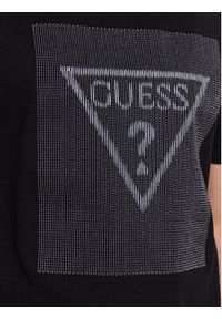 Guess T-Shirt M3YI91 K9RM1 Czarny Slim Fit. Kolor: czarny. Materiał: bawełna #3