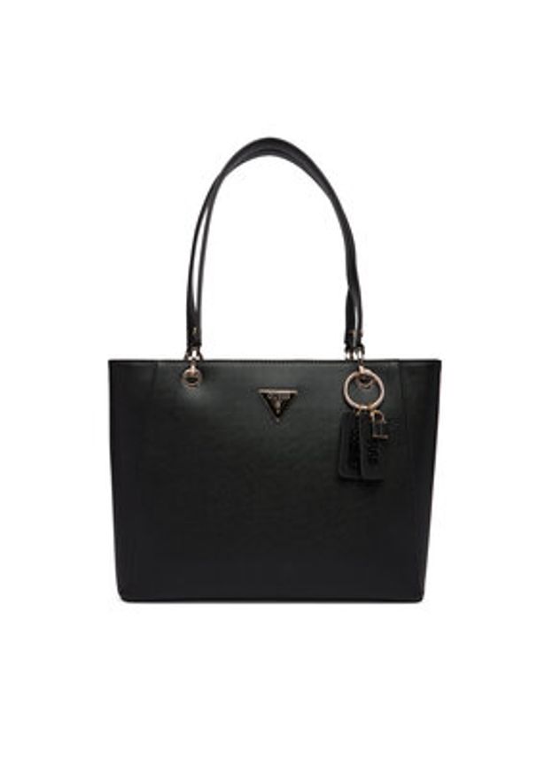 Guess Torebka Noelle II HWZG96 72250 Czarny. Kolor: czarny. Materiał: skórzane