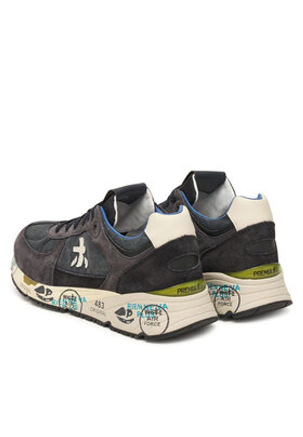 Premiata Sneakersy MASE VAR 7819 Granatowy. Kolor: niebieski. Materiał: materiał
