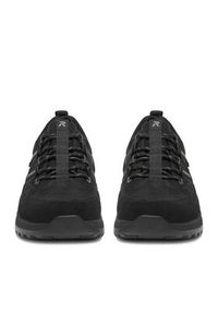 Rieker Sneakersy U0104-00 Czarny. Kolor: czarny. Materiał: nubuk, skóra #4