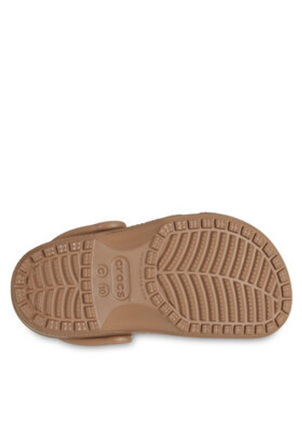 Crocs Klapki Toddler Classic Clog 206990 Brązowy. Kolor: brązowy