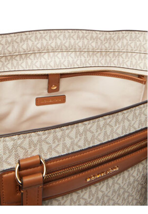 MICHAEL Michael Kors Torebka Jet Set 30S6GTVT4B Écru. Kolor: kremowy. Materiał: skórzane