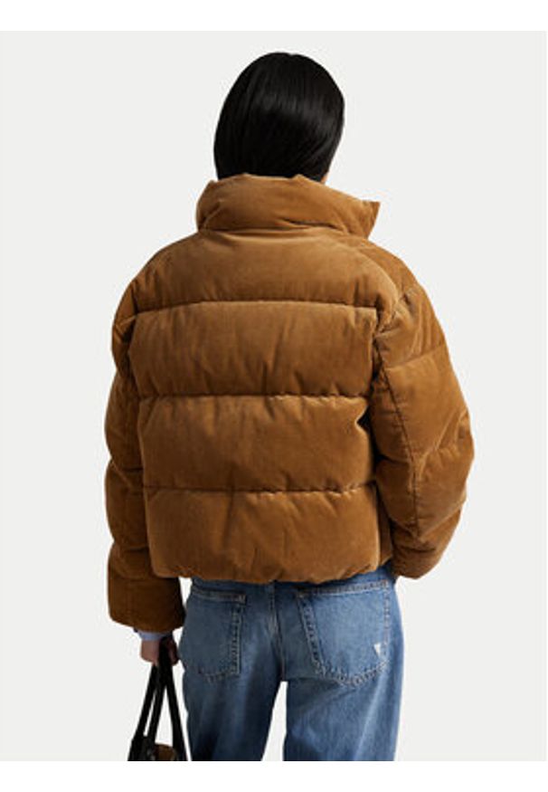 Polo Ralph Lauren Kurtka puchowa 211971178002 Brązowy Relaxed Fit. Typ kołnierza: polo. Kolor: brązowy. Materiał: sztruks, bawełna