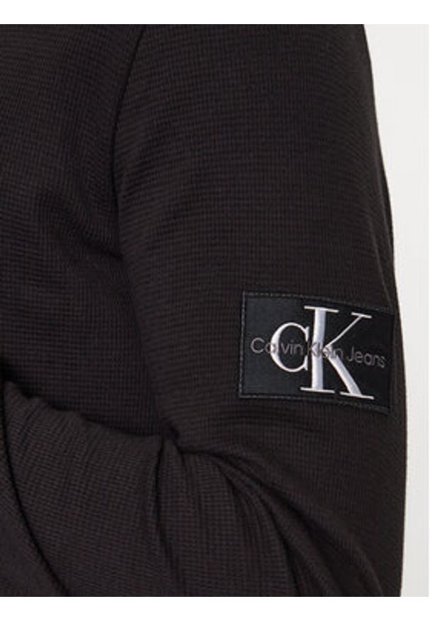 Calvin Klein Jeans Bluza J30J323485 Czarny Regular Fit. Kolor: czarny. Materiał: bawełna