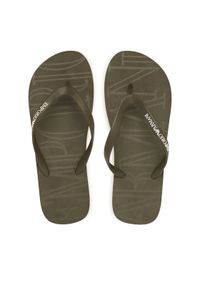Emporio Armani Japonki EX000041 AF22188 M7170 Zielony ciemny. Kolor: zielony. Materiał: syntetyk #1