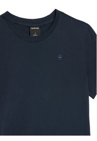 G-Star RAW - G-Star Raw T-Shirt Base-S D16411-336 Granatowy Regular Fit. Kolor: niebieski. Materiał: bawełna #3