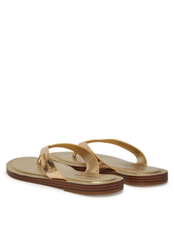 MICHAEL Michael Kors Japonki Koko 40S5KOFA1M Złoty. Kolor: złoty. Materiał: skóra