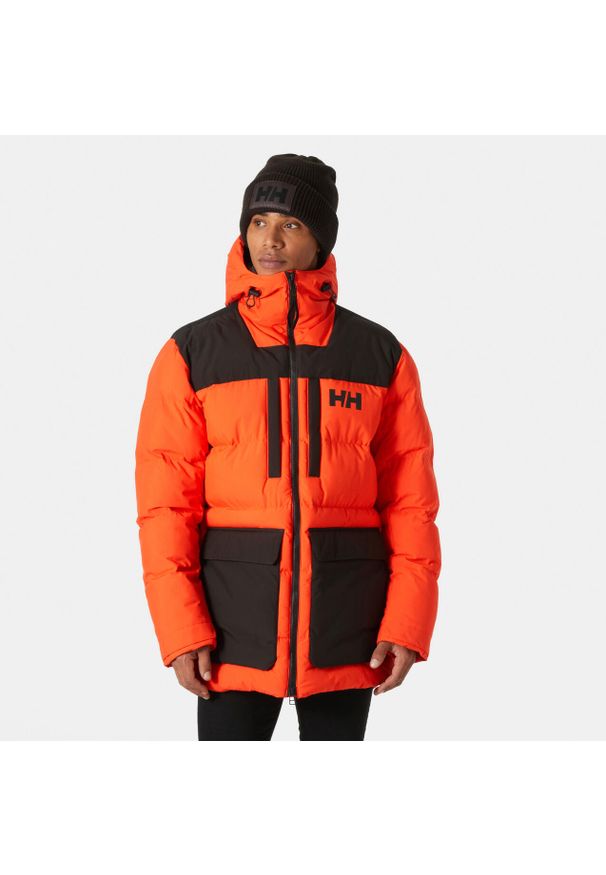 Kurtka z kapturem Helly Hansen Patrol. Typ kołnierza: kaptur. Kolor: czerwony. Sezon: zima