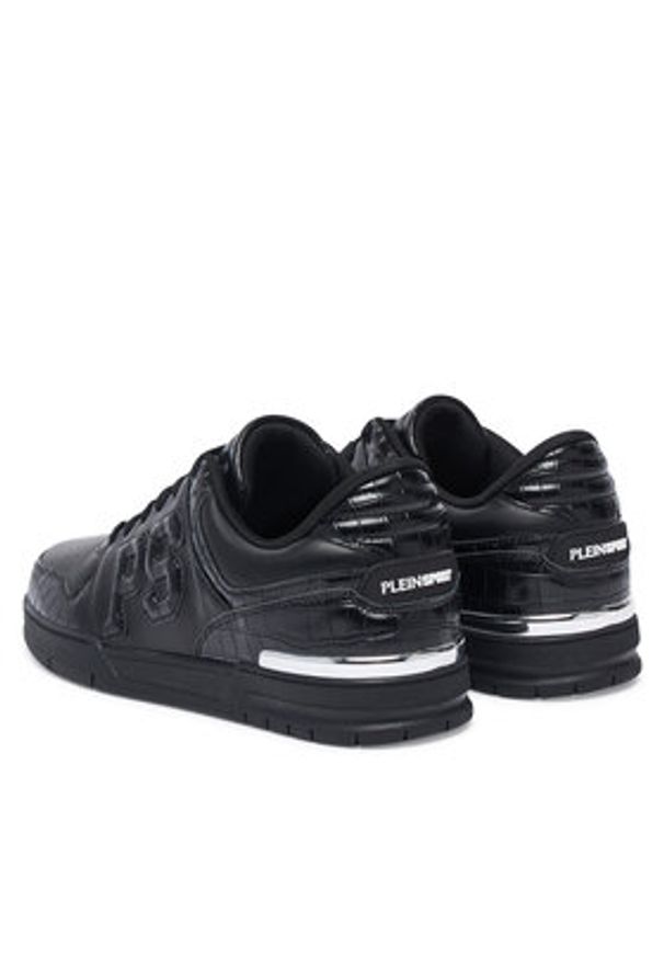 Plein Sport Sneakersy SAFS USC0934 SLE004N Czarny. Kolor: czarny. Materiał: materiał